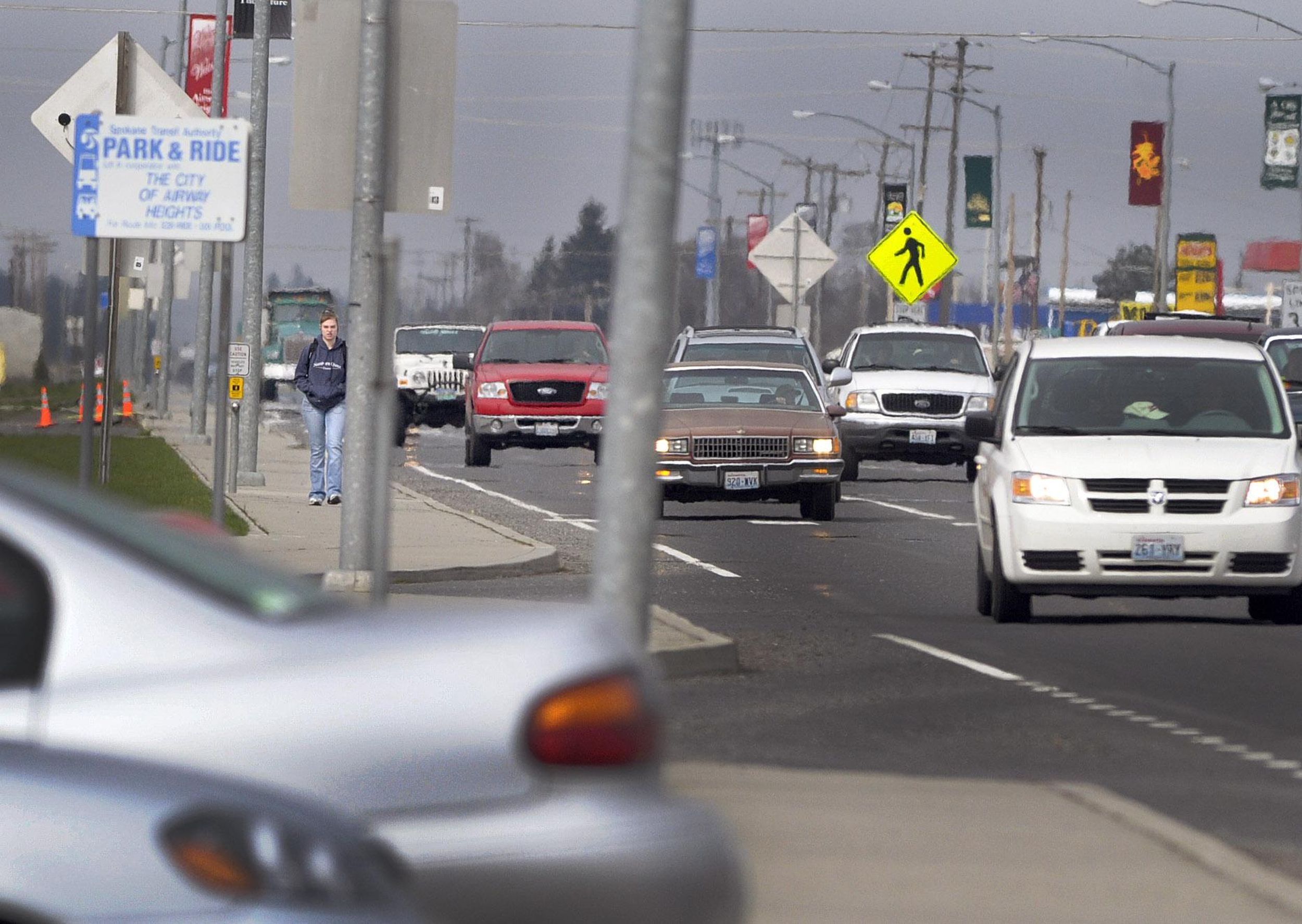 Roundabout construction underway on U.S. 2 at Airway Heights The
