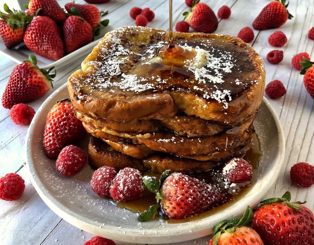 Many types of bread can be used for French toast, including brioche, challah, French, Texas toast and sweet Hawaiian. (Audrey Alfaro / For The Spokesman-Review)
