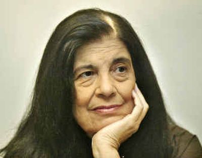 
Writer Susan Sontag is shown at a book fair in Frankfurt, Germany, in October 2003.
 (Associated Press / The Spokesman-Review)