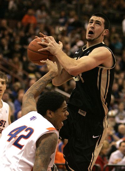 Kyle Barone and the Idaho Vandals will have to take care of business at home. (Associated Press)