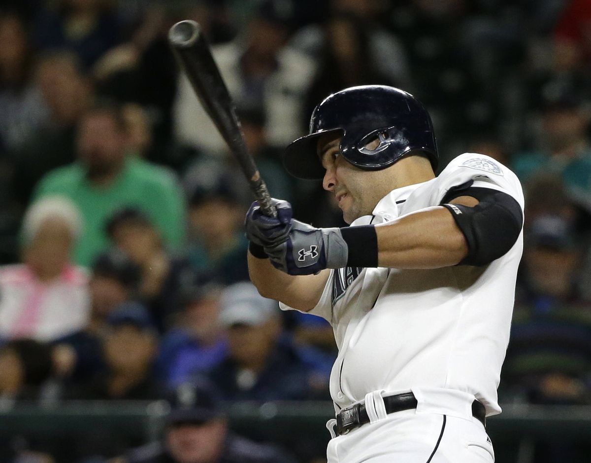 Jesus Montero’s 3-run shot powered Mariners over Angels for 10th win in 15 games. (Associated Press)