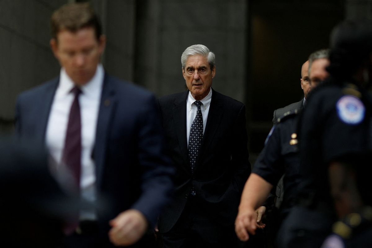 Former Special Counsel Robert Mueller departs from the U.S. Capitol following his testimonies before the House of Representatives on July 24, 2019, on Capitol Hill in Washington, D.C. (Reuters)
