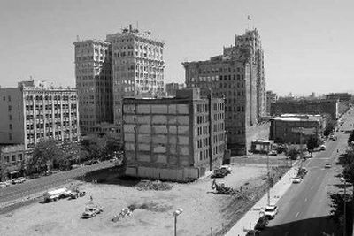 
The Fernwell Building sits along on the block that once held the Rookery and Mohawk buildings in downtown Spokane.  
 (Dan Pelle / The Spokesman-Review)