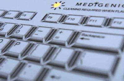 
Advanced Input Systems in Coeur d'Alene has developed an anti-germ keyboard. 
 (The Spokesman-Review)