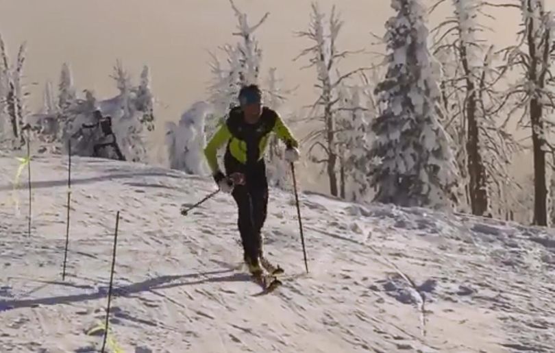 Skimo competitors at Brundage for the Northwest Passage race. (Idaho Statesman)