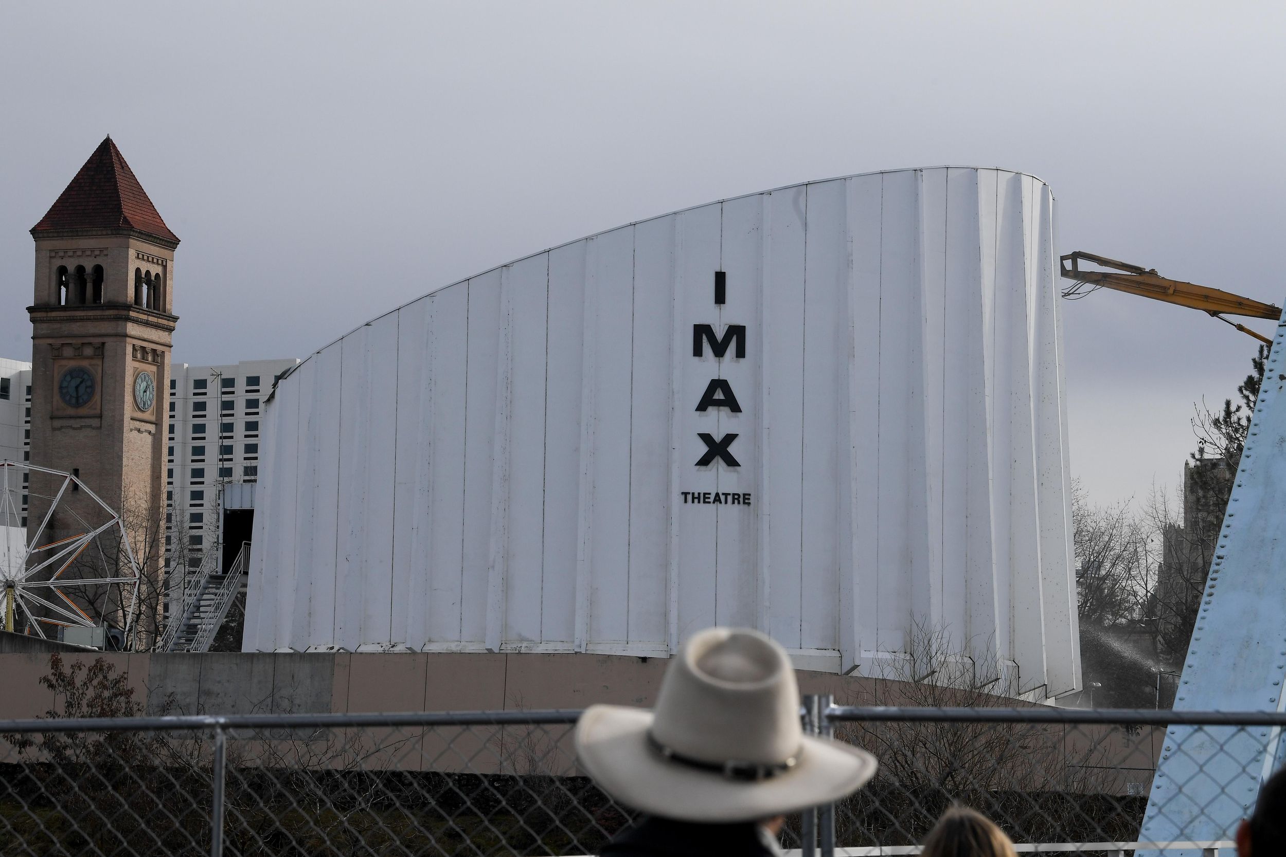 IMAX demolition in Riverfront Park Jan. 29, 2018 The SpokesmanReview