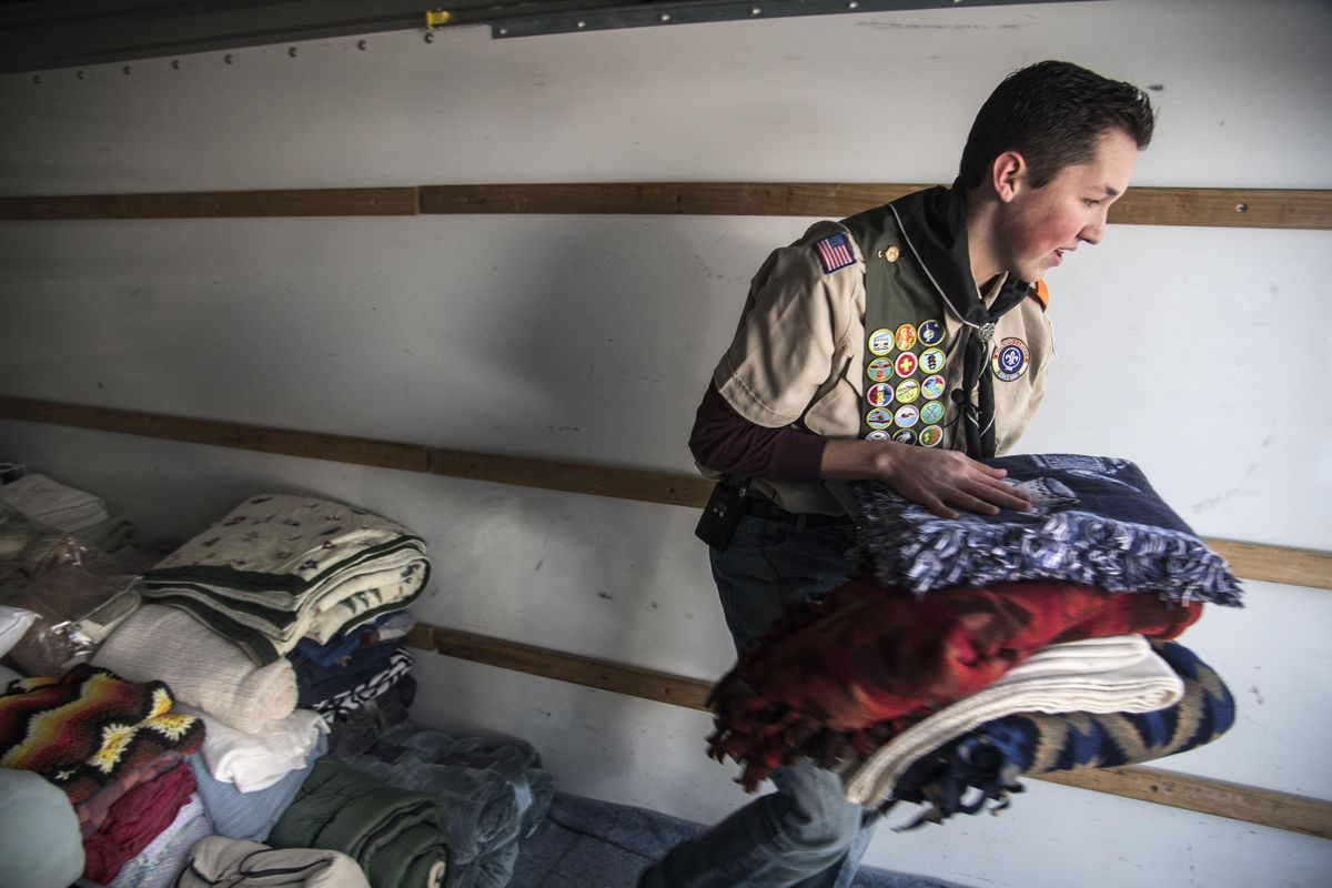 World Relief Spokane Blanket Project Jan. 4, 2017 The SpokesmanReview