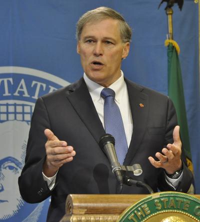OLYMPIA -- Gov. Jay Inslee says he will call a second special session of the Legislature. (Jim Camden)