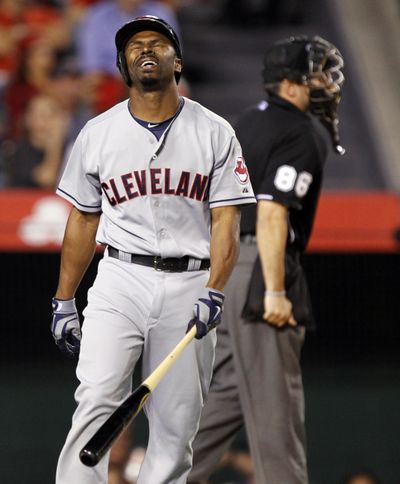 Michael Bourn is sidelined again by a nagging hamstring injury. He had surgery in October but problems linger. (Associated Press)