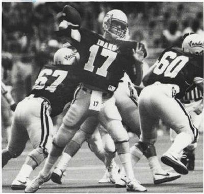 
John Friesz enters College Football Hall of Fame today.
 (File / The Spokesman-Review)