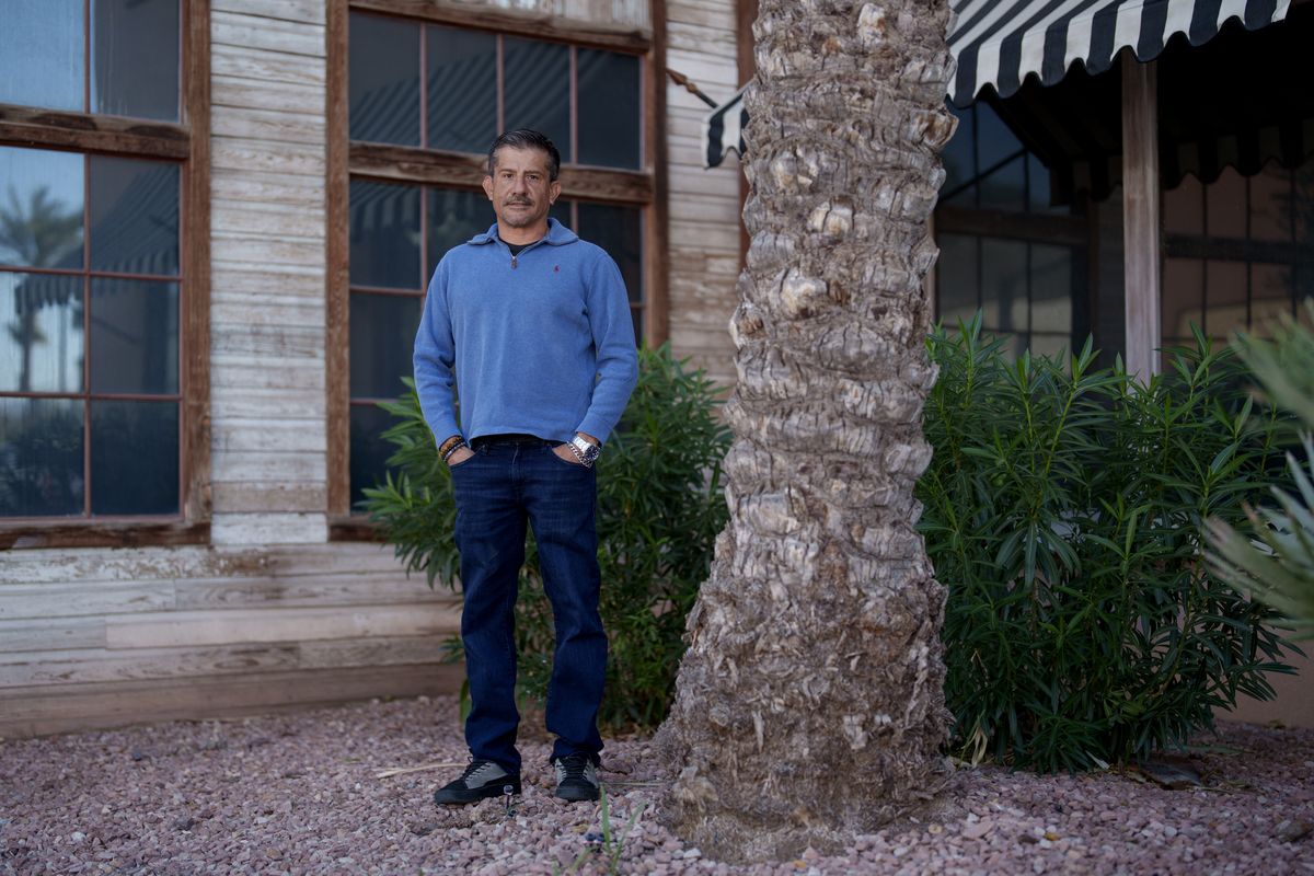 Mario Salvador Gonzalez in Las Vegas on Monday. He was among more than 1 million Nevadans who had voted early as of Friday. MUST CREDIT: Eric Thayer for The Washington Post  (Eric Thayer/for The Washington Post)