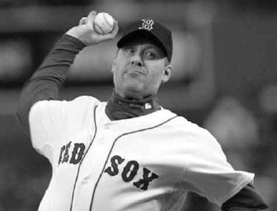 
Red Sox pitcher Curt Schilling backed down from his comments on Barry Bonds. 
 (Associated Press / The Spokesman-Review)