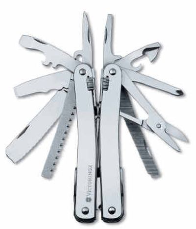 
The Victorinox SwissTool Spirit is a fancy piece of equipment for the average camper.
 (The Spokesman-Review)