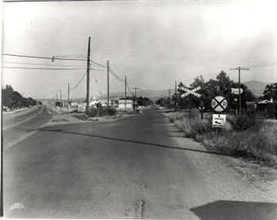 
Courtesy of the Spokane Valley Heritage Museum This photo, taken in the 1950s, shows Appleway and Sprague where they diverged looking east toward Idaho.
 (Courtesy of the Spokane Valley Heritage Museum / The Spokesman-Review)