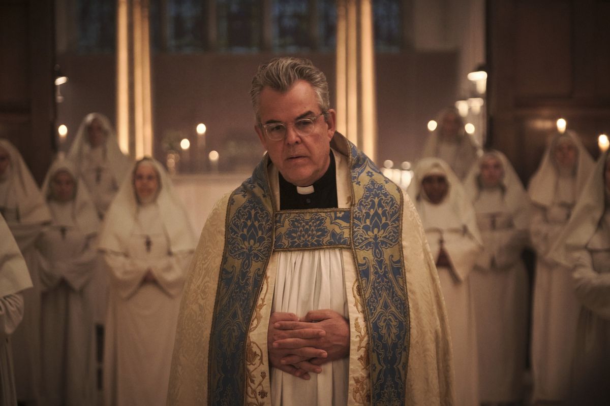 Danny Huston as Father Romero in Christopher Smith’s “Consecration.”  (IFC MIDNIGHT)