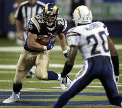 
St. Louis Rams running back Brian Leonard, left, has been impressive in the preseason. Associated Press
 (Associated Press / The Spokesman-Review)