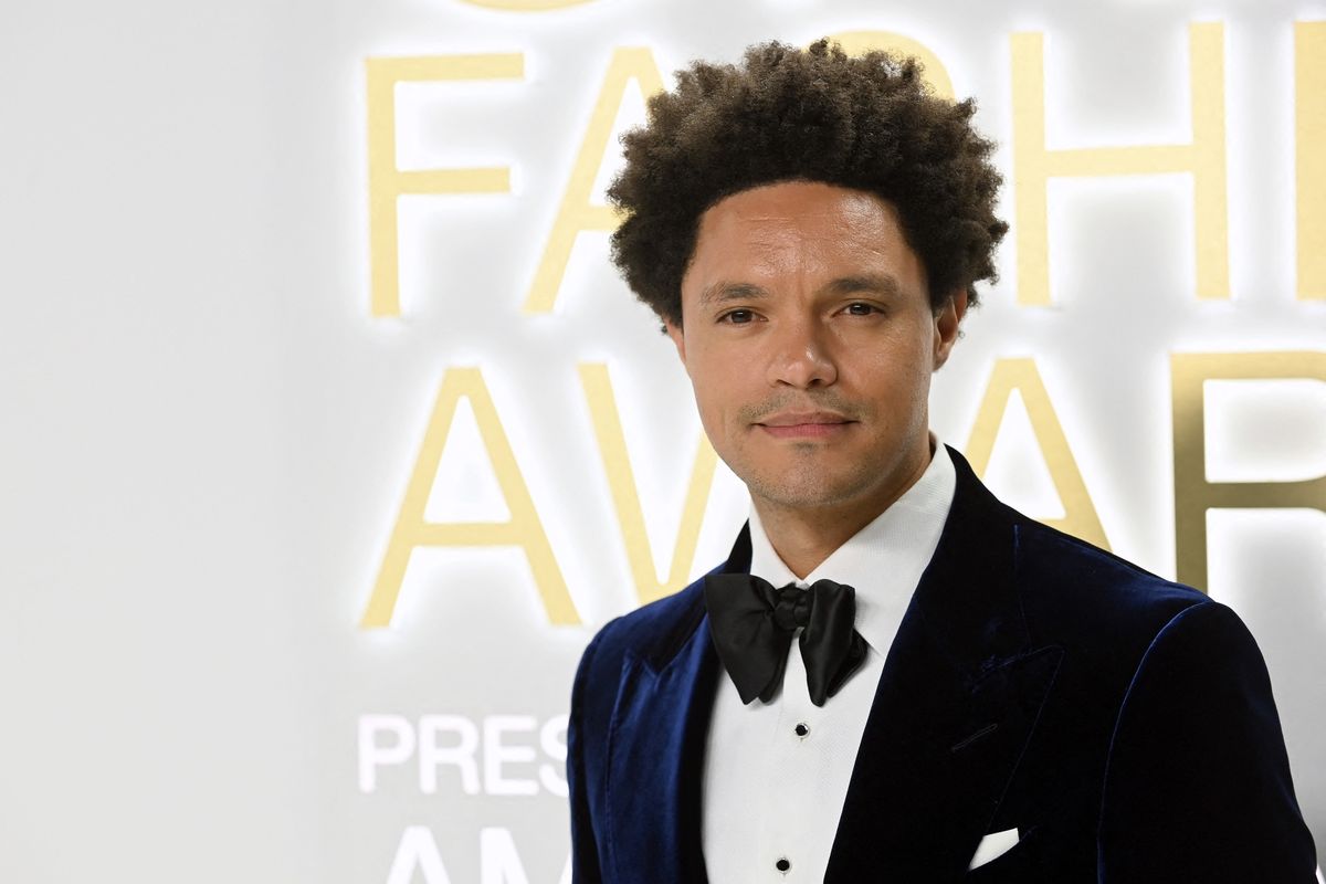 South African comedian Trevor Noah arrives for the 2022 Council of Fashion Designers of America, Inc. (CFDA) Fashion Awards at Cipriani South Street in the Manhattan borough of New York, on November 7, 2022. (ANDREA RENAULT/AFP via Getty Images/TNS)  (ANDREA RENAULT/Getty Images North America/TNS)