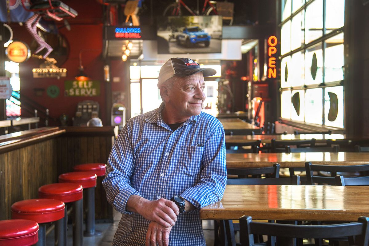 Mark Starr is the owner of David’s Pizza located across from the Spokane Arena at 803 W. Mallon Ave.  (DAN PELLE/THE SPOKESMAN-REVIEW)