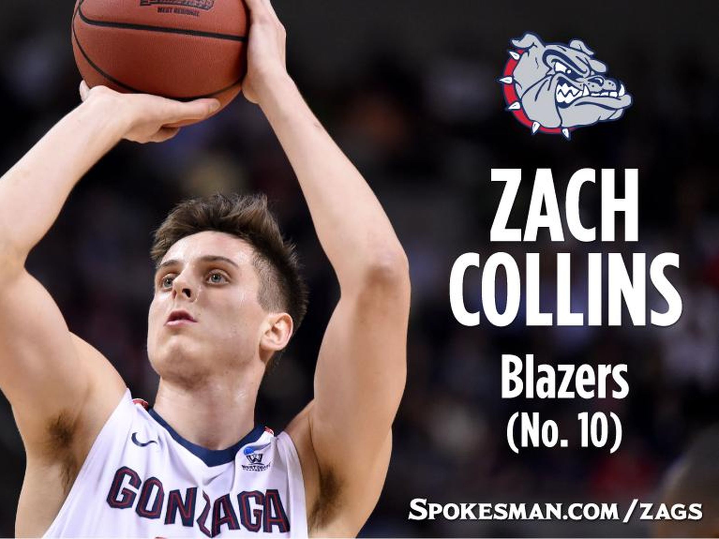 Gonzaga's Zach Collins quickly shapes up as NBA prospect