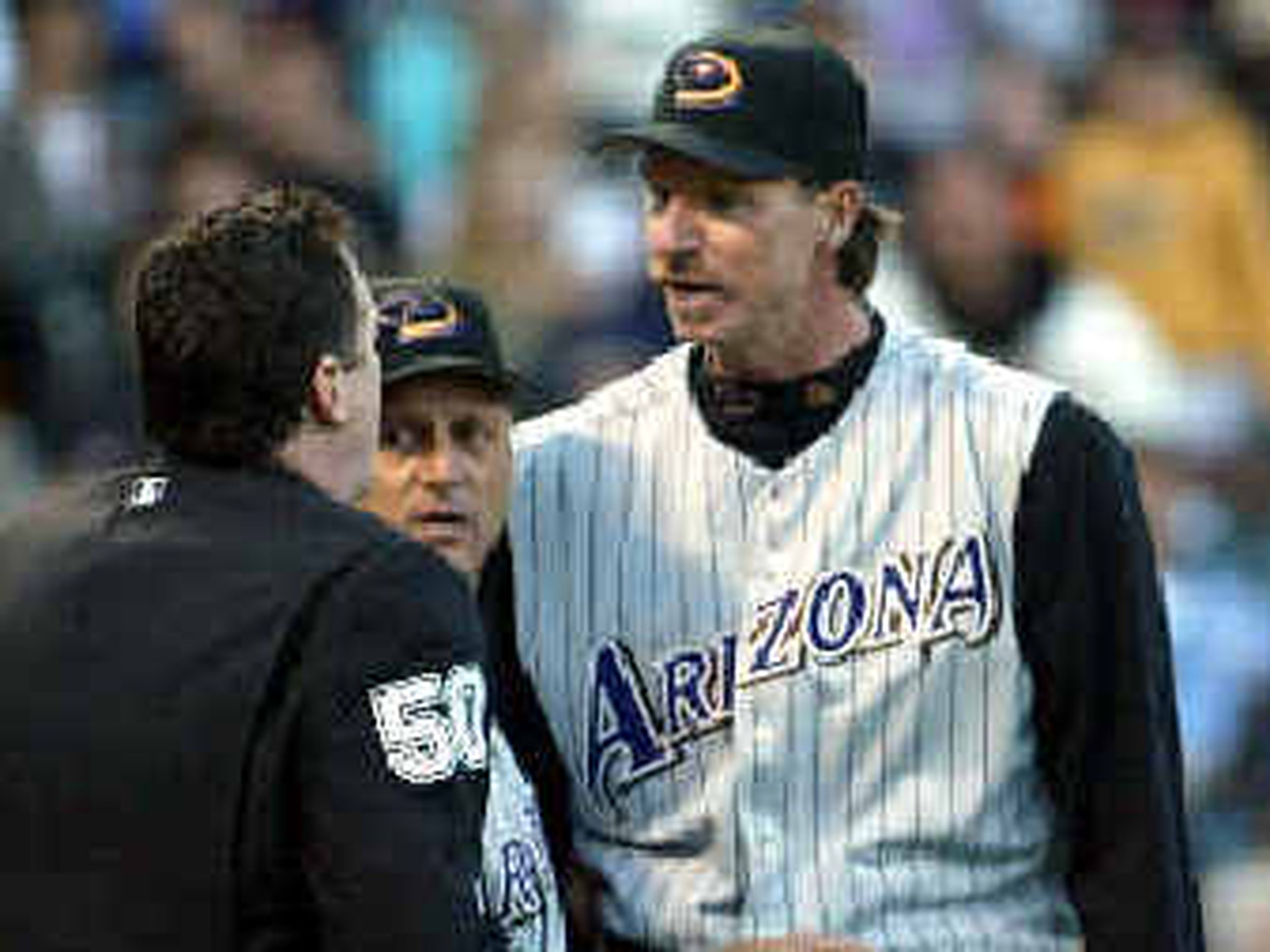 Portrait of Arizona Diamondbacks Randy Johnson and Curt Schilling , News  Photo - Getty Images