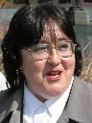 Donna McKereghan, speaking in April 2007 while announcing her first run for Spokane City Council. (The Spokesman-Review)