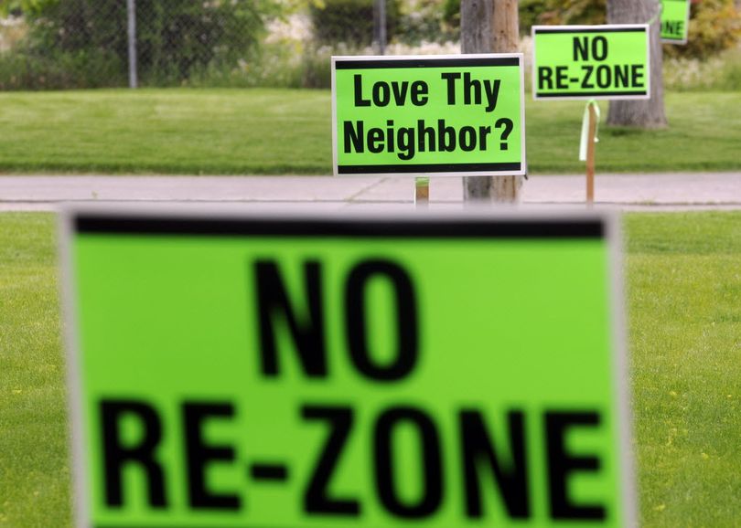 Residents along Walnut Road are voicing their opposition to a rezone request by St. John Vianney to build low-income senior housing on its property. (J. Bart Rayniak)