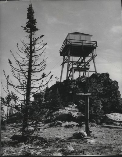 The Sundance fire lookout survived the 1967 Sundance Fire. (File / The Spokesman-Review)