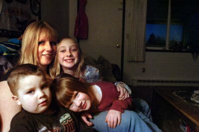 
Aundi Star and her three children, James, Ally, right, and Ayrianna, top right, now live in a nice two-bedroom apartment, something Star could only dream of a few years ago. 
 (Jesse Tinsley / The Spokesman-Review)
