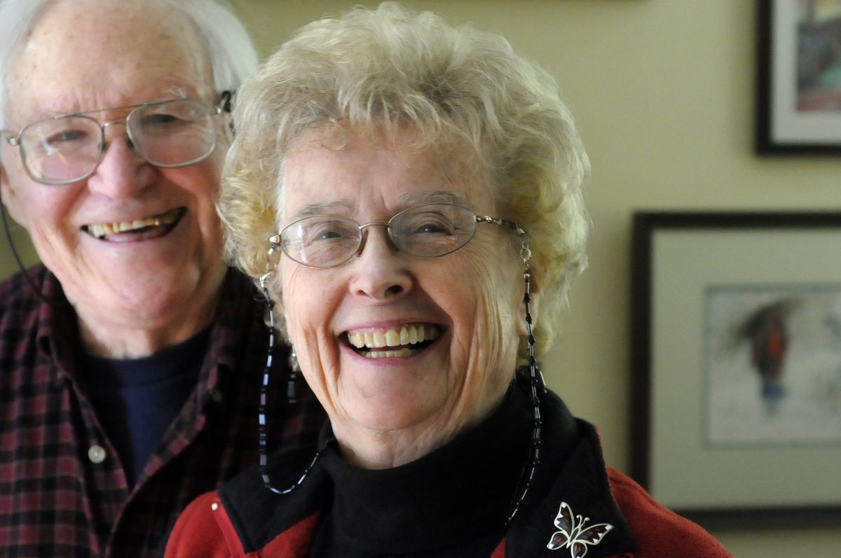 Julian Powers and Jane Cunningham (Jesse Tinsley / The Spokesman-Review)