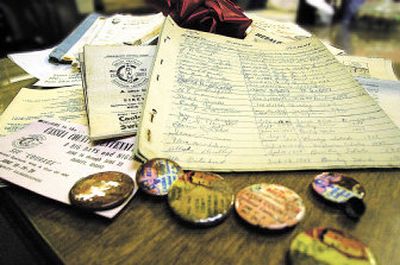 
The contents of an Idaho territory centennial capsule, buried in 1963, are now in the Cassia County Museum. 
 (Associated Press / The Spokesman-Review)