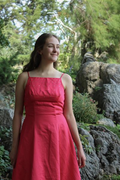 Aya O’Reilly, a student at the Community School, has grown more confident and assertive. 