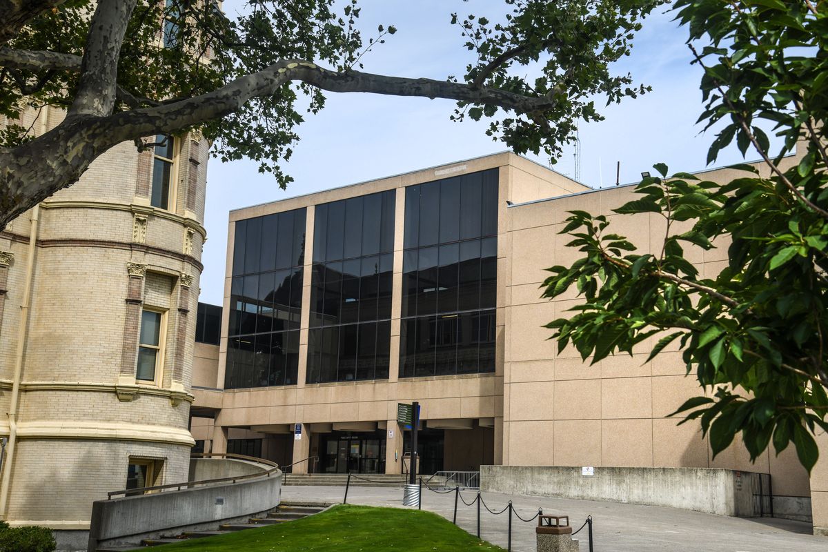 The Public Safety Building, photographed in 2020, houses the Spokane County Sheriff