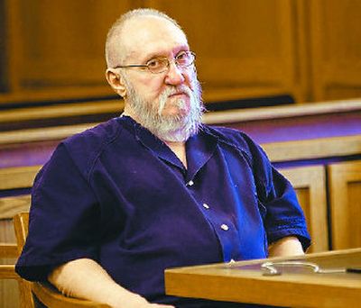 
Clifford J. Grogan waits for his hearing to begin at Spokane County Courthouse on Monday. 
 (Holly Pickett / The Spokesman-Review)