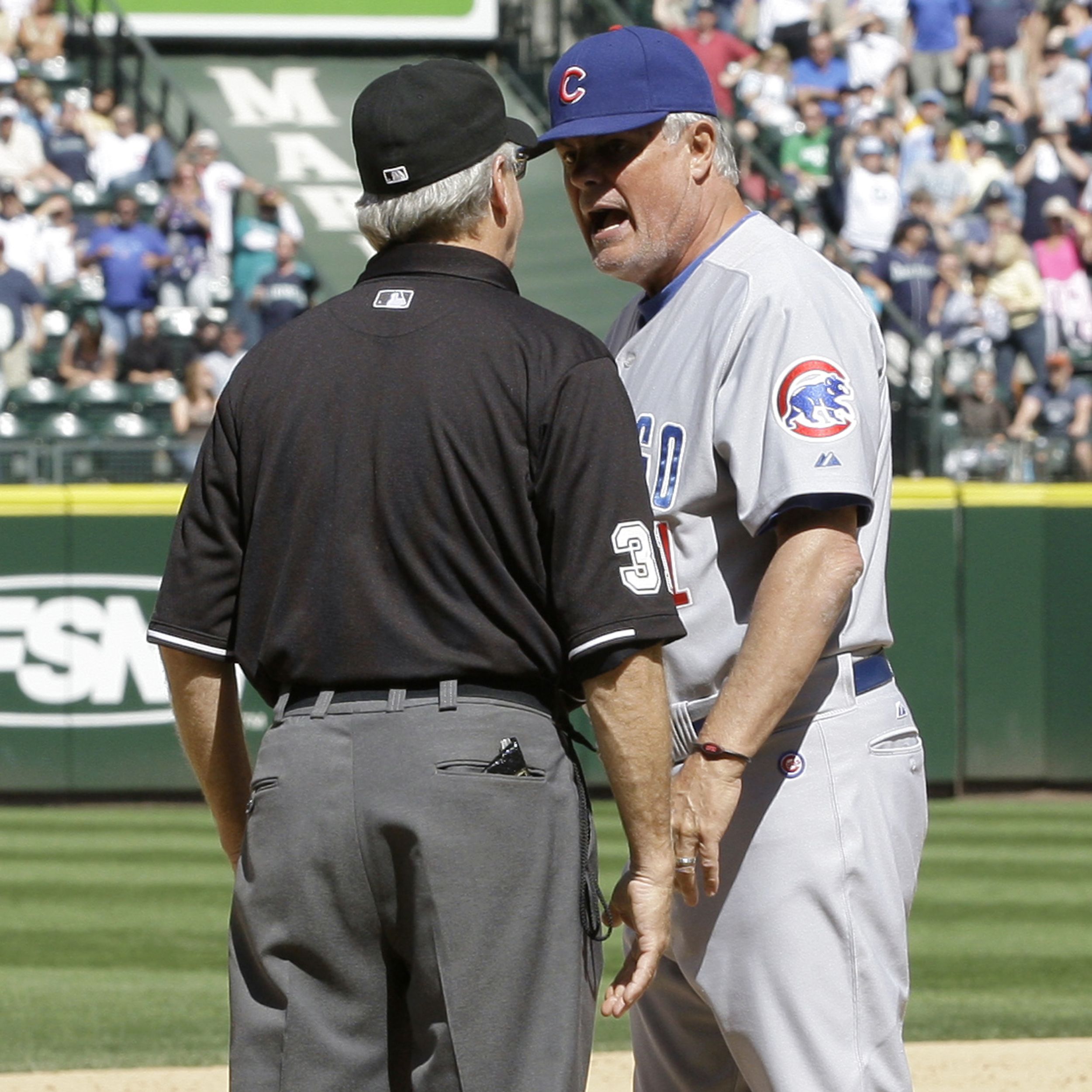 Chicago Cubs Manager Lou Piniella And Alfonso Soriano Sports