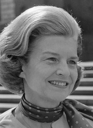 FILE - This Aug. 11, 1975 photo released by CBS-TV shows first lady Betty Ford as she appeared on "60 Minutes." Ford, the former first lady whose triumph over drug and alcohol addiction became a beacon of hope for addicts and the inspiration for her Betty Ford Center, has died, a family friend said Friday, July 8, 2011. She was 93. (Cbs-tv)