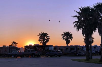Galveston, Texas, sunset
