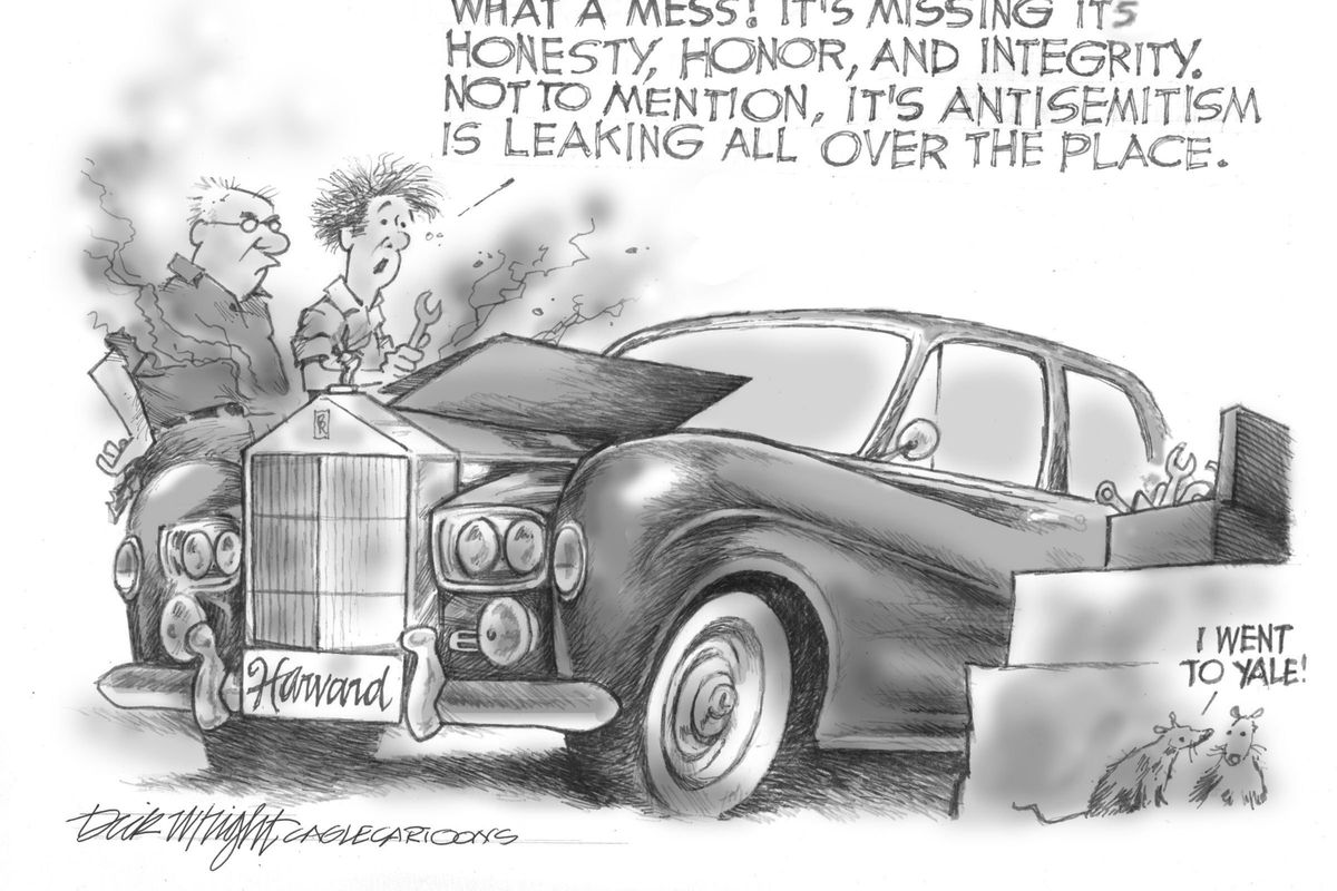 Dick Wright cartoon 