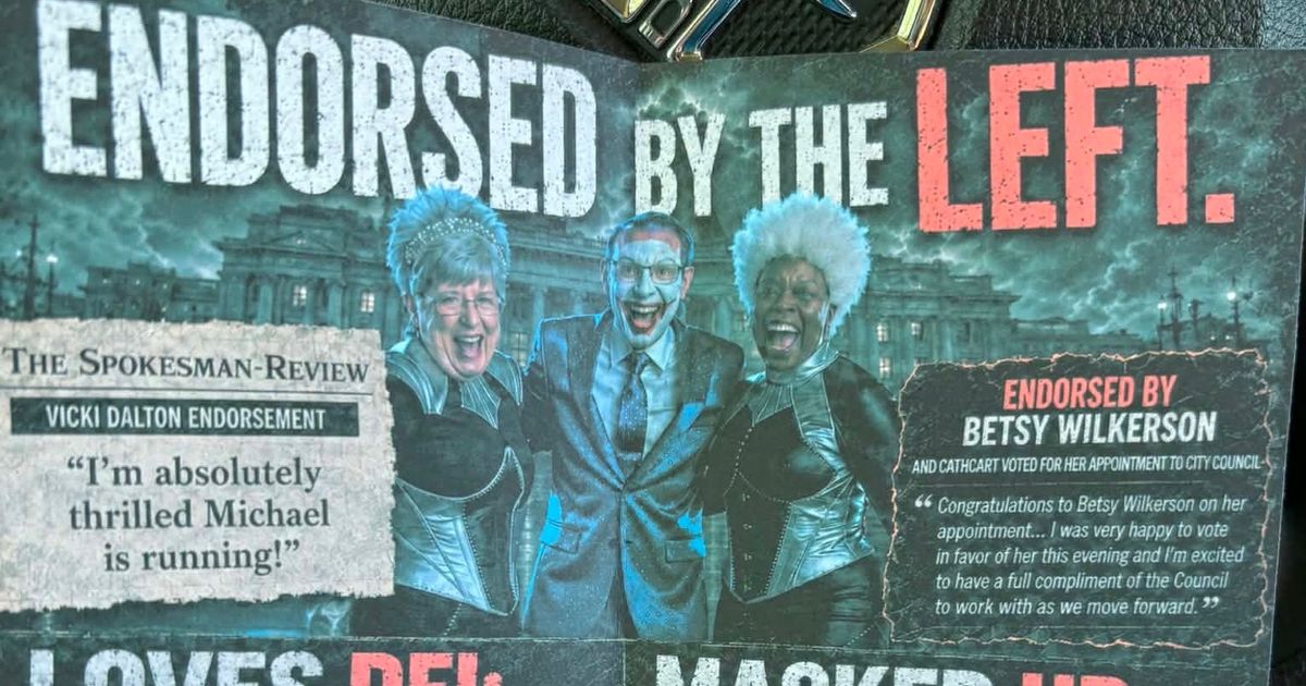 Likely illegal, AI-generated attack ad depicts Republican Michael Cathcart as a liberal villain