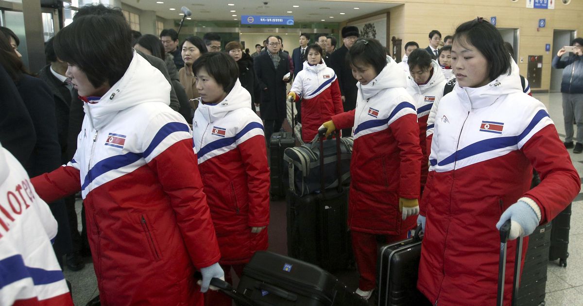 N Korea Hockey Players Come To South For Joint Olympic Team The Spokesman Review 