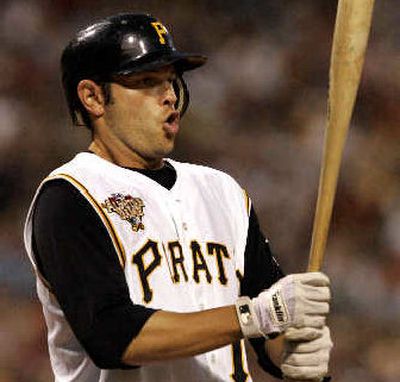 
Pittsburgh's Freddy Sanchez leads N.L., batting .351.  
 (Associated Press / The Spokesman-Review)