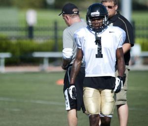University of Idaho receiver Dezmon Epps has been suspended from the team for an incident involving his girlfriend. (Tyler Tjomsland, SR file photo)