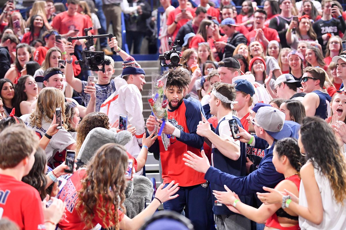 Analysis Gonzaga lets the good times roll in Senior Night rout of BYU