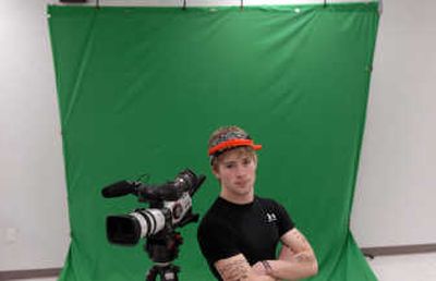 
Post Falls High School junior Adam Lippert is taking video production class. He and his friends enjoy making their own movies which are fully scripted and edited. 
 (Kathy Plonka / The Spokesman-Review)
