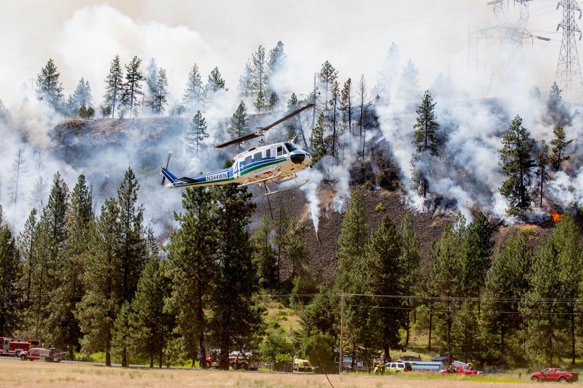 Coulee Hite Road Fire July 4, 2017 The SpokesmanReview