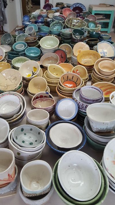 Urban Art Co-op will have 750 bowls for sale at its fundraiser, Scoops and Bowls. (x / Courtesy)