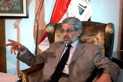
Former Iraqi Interior Minister Bayan Jabr reportedly sent a letter during his tenure ordering Basra''s police chief to hire or promote 50 men with direct ties to one of Iraq''s largest Shiite militias. 
 (Associated Press / The Spokesman-Review)