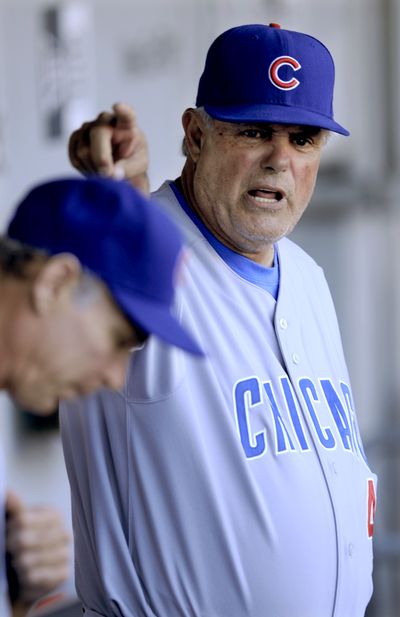 Cubs manager Lou Piniella is not interested in addressing rumors about leaving the team after this season.  (Associated Press / The Spokesman-Review)