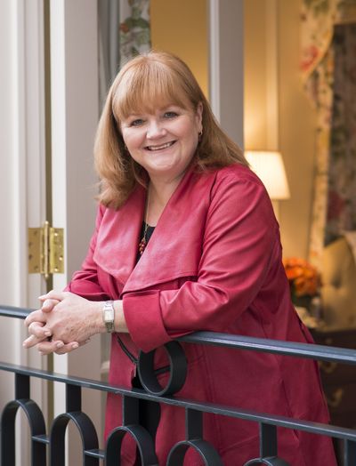 Lesley Nicol plays Mrs. Patmore in “Downton Abbey.” (Associated Press)