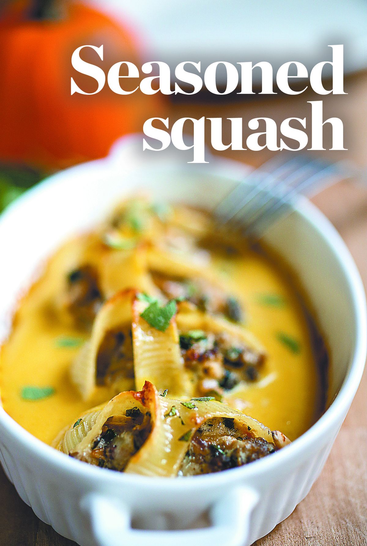 « Winter squash, with their thick skins and interesting shapes, can be intimidating. But the cold-weather staples are versatile and flavorful. Try stuffed pasta shells by Spokane chef Sylvia Fountaine.