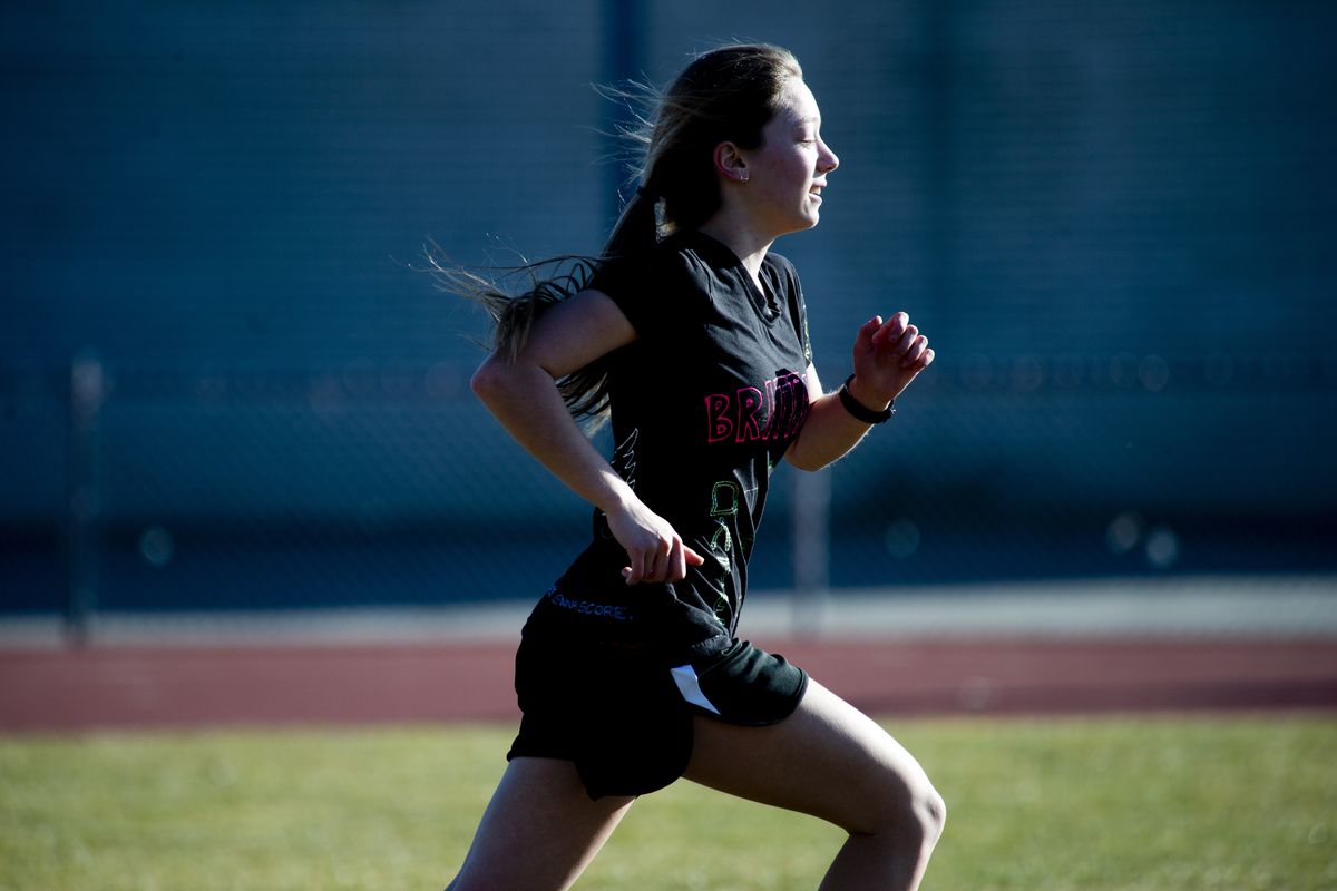 EV distance runner Brittany Aquino sets her pace.